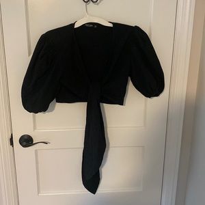Nasty Gal tie crop top